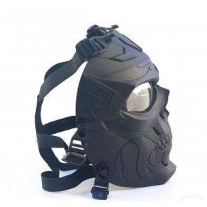Маска защитная Skull Anti-Bio Style М10 BK (с вентиляторами) черная